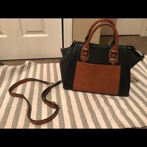 Sole Society multi color satchel w removable strap